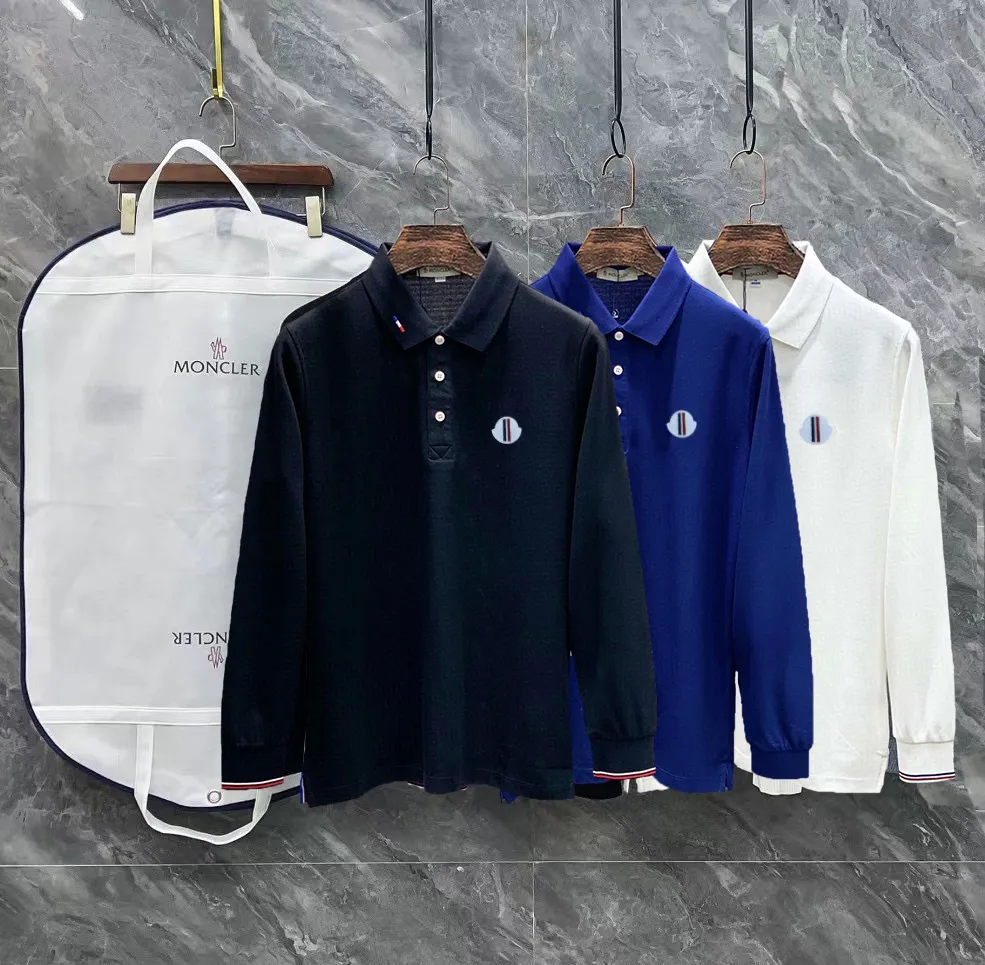 MONCLER/ SS Polo 。 T . . ! Piquet , “ ”。 . , , logo ， ， ， ， ， ， 。 Black/White/ Size：M~3XL